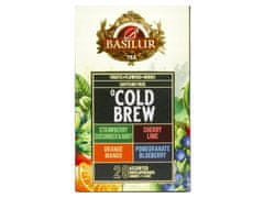 Basilur BASILUR Cold Brew - Komplet 4 sadnih okusov, hladen čaj brez kofeina v vrečkah 20 x 2 g x1