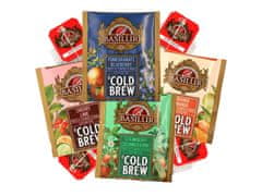 Basilur BASILUR Cold Brew - Komplet 4 sadnih okusov, hladen čaj brez kofeina v vrečkah 20 x 2 g x1