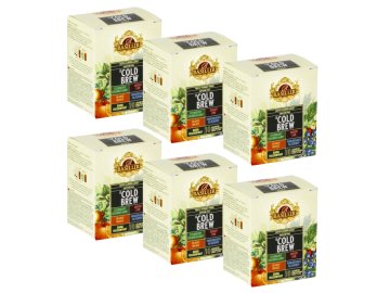 Basilur BASILUR Cold Brew - Komplet 5 okusov sadnega hladnega čaja brez kofeina v vrečkah 10 x 2 g