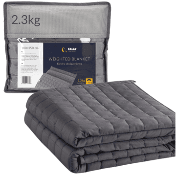 Korbi Težka odeja za boljši spanec 100x150, 2,3 kg, Sensorni Koc Kalla