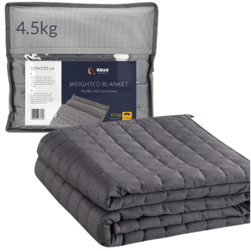 Korbi Težka odeja za boljši spanec4,5kg 100x150cm, Sensorni Koc Kalla