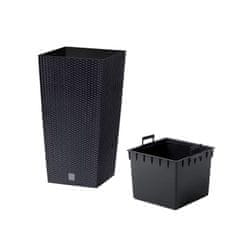 Prosperplast Embalaža RATO SQUARE 26,5x26,5x50cm, 11/26,6l, ANTR (S433)