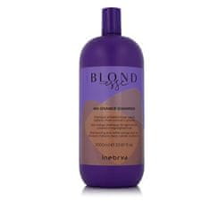 Inebrya BLONDesse No-Orange Shampoo 1000 ml šampon barvani lasje pobeljeni lasje unisex