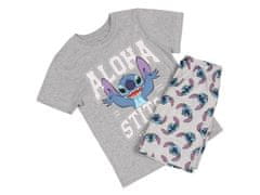 Disney DISNEY STITCH BOMBAŽA deška dvodelna pižama s kratkimi rokavi ZA LETO