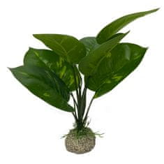 Duvo+ Umetna rastlina za akvarij ali terarij Anubias 24cm