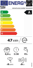 Beko Pralni stroj BM3WFSU38213WPBB