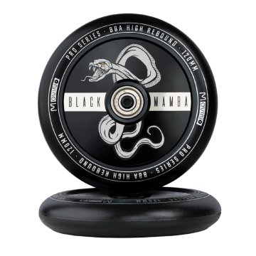 Movino Rezervna kolesa MOVINO za freestyle skiro MOVINO BLACK MAMBA, 120 mm, 2 kosa. D-313