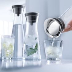 WMF Osnovni ozki črni 1 L stekleni vrč z zamaškom