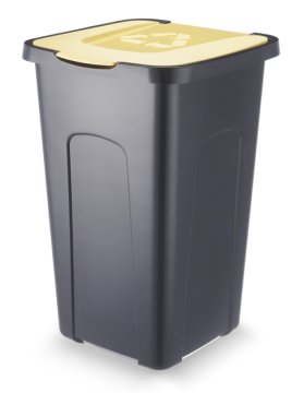 shumee POSODA ZA ODPADKE RUMENA 50L - PROSTORNINA SO ZÓŁ