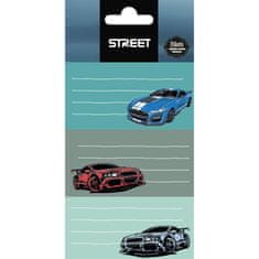 VSE ZA ŠOLO Etikete šolske za zvezke cars 1/9