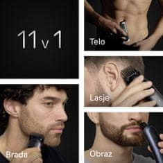 Braun AIO7540 11v1 urejevalnik za obraz in telo