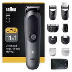 Braun AIO5560 11v1 urejevalnik za obraz in telo