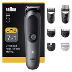 Braun AIO5520 7v1 urejevalnik za obraz in telo