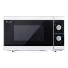 Sharp Mikrovlnná trouba , YC-MG01E-W, gril, 20 L, 5 úrovní mikrovlnného výkonu, rozmrazování, časovač, 120 W