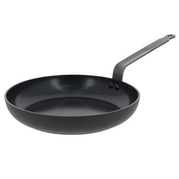 de Buyer Nepřilnavá pánev , 8220.28 CERANOA, nepřilnavá keramická, hliník, vysoká odolnost, černá, 28 cm