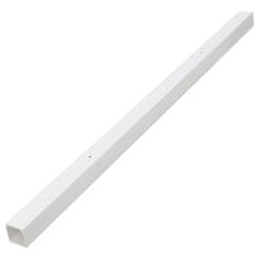 Vidaxl Kabelska cev 60x60 mm 10 m PVC