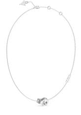 Guess Elegantna jeklena ogrlica 4G Forever JUBN03281JWRHT/U