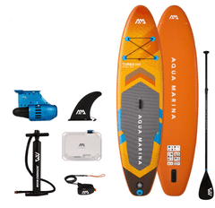 Aqua Marina iSUP GO, s PFS motorjem, 320 x 81 x 15 cm 10’6, max 140 kg, oranžen