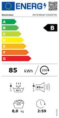 Electrolux EW7D384UE sušilni stroj, 8 kg