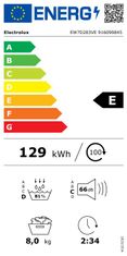 Electrolux EW7D283VE sušilni stroj, 8 kg
