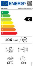 Electrolux EW8D495MCE sušilni stroj, 9 kg