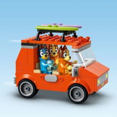 LEGO Bluey 11202 Blueyjina plaža in izlet z družinskim avtomobilom
