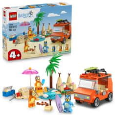 LEGO Bluey 11202 Blueyjina plaža in izlet z družinskim avtomobilom