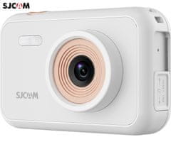 SJCAM FunCam otroški fotoaparat, Full HD, zaslon, mikrofon, zvočnik, bel