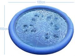 Mersjo Podloga za zalivanje, hladilna podloga za živali, vrtna fontana za pse FELIX 100 cm