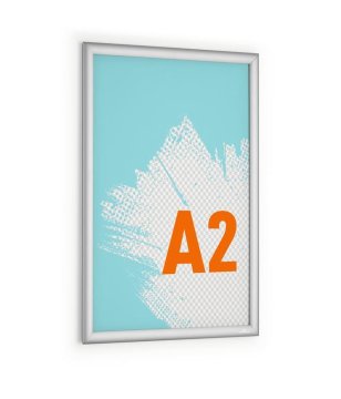 Aluminijast okvir Snap A2, srebrn