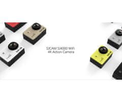 SJCAM SJ4000 WIFI športna kamera, 4K UHD, dig. stabilizacija + dodatki
