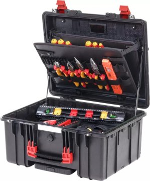 WIHA KOVČEK ZA ELEKTRIKARSKO ORODJE XL 2 VOZIČEK 60CZ.