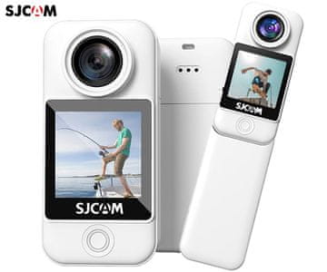 SJCAM C300 športna kamera, 4K UHD, 6-Axis stabilizacija, Dual WIFI, bela