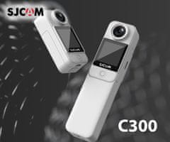 SJCAM C300 športna kamera, 4K UHD, 6-Axis stabilizacija, Dual WIFI, bela
