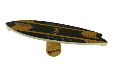 ACRAsport Indoorboard Wave balance board Acra, črna in rumena