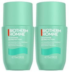 Biotherm Homme Aquapower roll-on antiperspirant set
