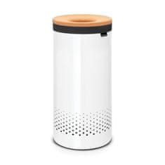 Brabantia Koš za perilo 35L okrogel, bel