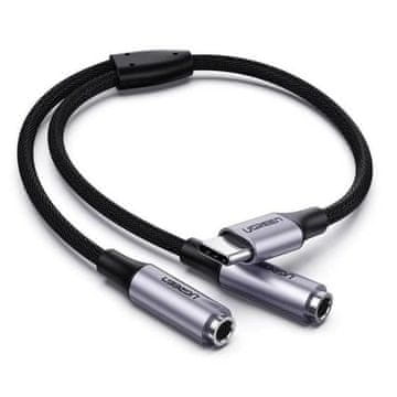 Ugreen USB-C na 3.5 mm avdio 2x 25cm - polybag