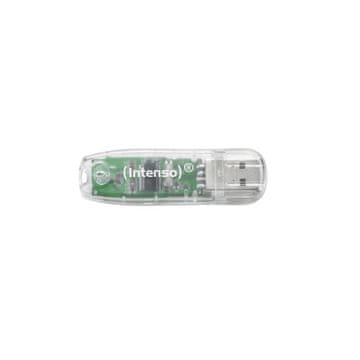 Intenso 32GB Rainbow Line USB 2.0 spominski ključek - Prozoren