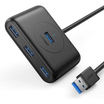 Ugreen USB 3.0 4 Ports Hub črn 1m - box