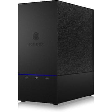 IcyBox IB-RD3621-C31 zunanje RAID ohišje za 2 diska 2.5 ali 3.5 SATA