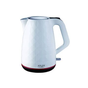 Adler Grelnik vode 1,7L 2200W bel plastičen