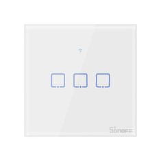 Sonoff Pametno stensko stikalo Wi-Fi trojno T0EU3C-TX