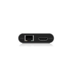 IcyBox IB-DK4050-CPD priklopna postaja s Power Delivery 100W