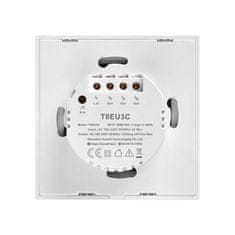 Sonoff Pametno stensko stikalo Wi-Fi trojno T0EU3C-TX