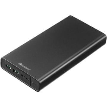Sandberg Powerbank USB-C PD 127W 40000 mAh prenosna baterija