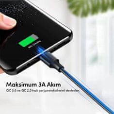 Ugreen USB-A 2.0 na USB-C kabel 1.5m (črn) - polybag