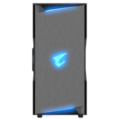 Gigabyte AC300G GLASS USB-C USB 3.1 Gen2 ATX AORUS RGB osvetljeno ohišje, črno