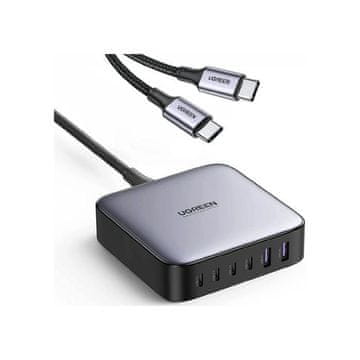 Ugreen 2x USB-A in 4x USB-C 200W GaN II hitri polnilec - box