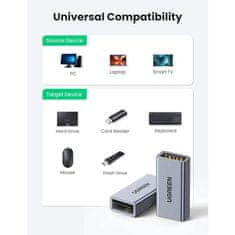 Ugreen USB-A na USB-A adapter, 1kos - polybag